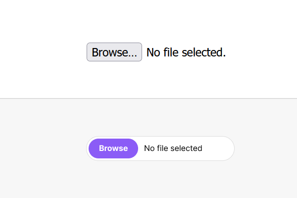 CSS file selector button